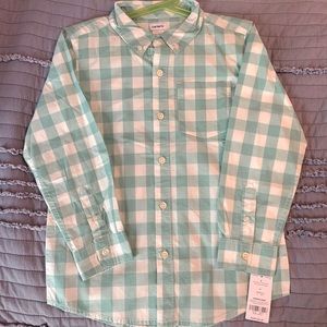 Carter’s boys long-sleeve button down shirt.